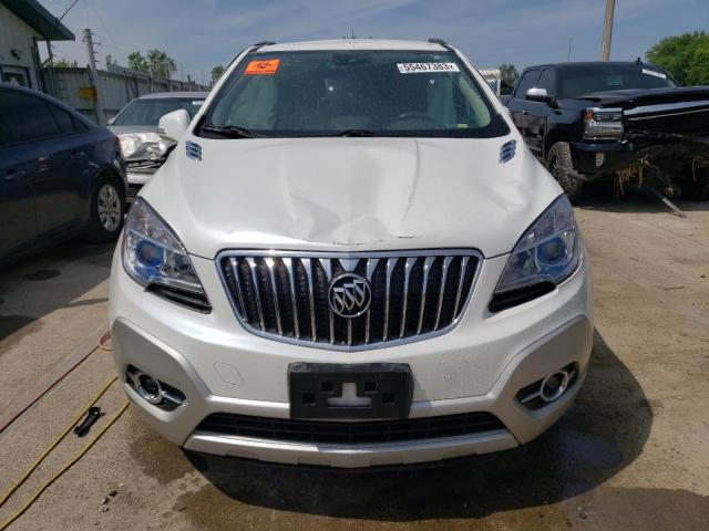 KL4CJCSB6FB270075 - 2015 BUICK ENCORE WHITE photo 5