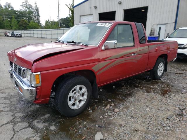 1N6SD16S1VC353538 - 1997 NISSAN TRUCK KING CAB SE RED photo 1