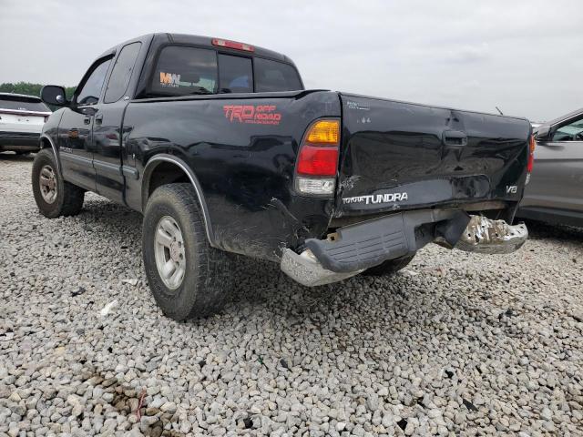 5TBRT3414YS029828 - 2000 TOYOTA TUNDRA ACCESS CAB 黑色 照片 2