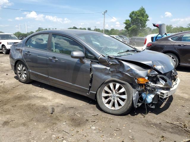 19XFA1F80BE040874 - 2011 HONDA CIVIC EX GRAY photo 4