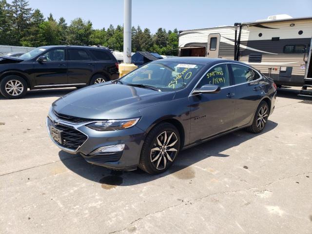 1G1ZG5ST5MF084674 - 2021 CHEVROLET MALIBU RS BLACK photo 1