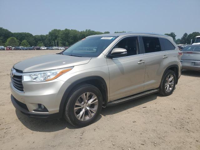 5TDKKRFH5ES020558 - 2014 TOYOTA HIGHLANDER XLE Թուխ լուսանկար 1