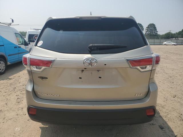 5TDKKRFH5ES020558 - 2014 TOYOTA HIGHLANDER XLE Թուխ լուսանկար 6