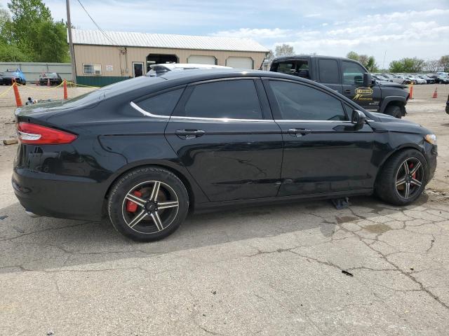 3FA6P0HD2KR230290 - 2019 FORD FUSION SE BLACK photo 3