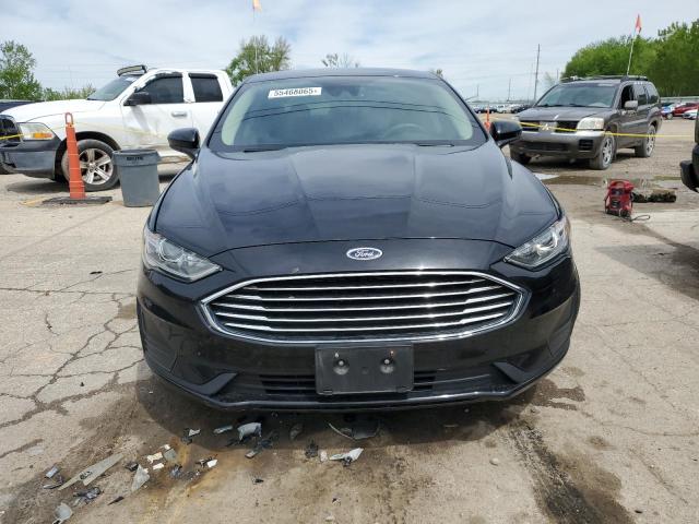 3FA6P0HD2KR230290 - 2019 FORD FUSION SE BLACK photo 5