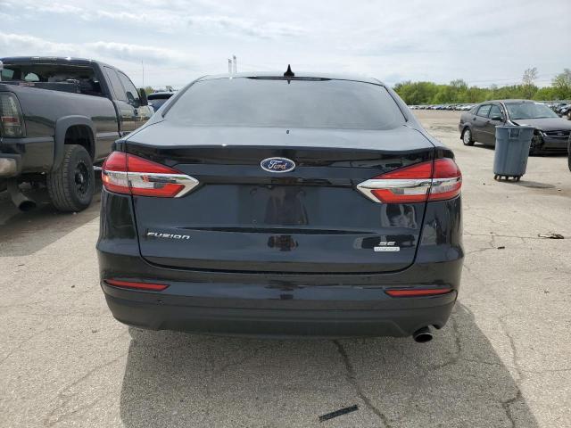 3FA6P0HD2KR230290 - 2019 FORD FUSION SE BLACK photo 6