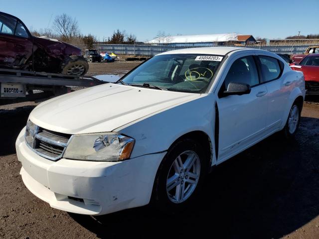 1B3LC56K98N172344 - 2008 DODGE AVENGER SXT WHITE photo 1