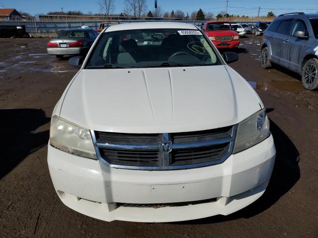 1B3LC56K98N172344 - 2008 DODGE AVENGER SXT WHITE photo 5