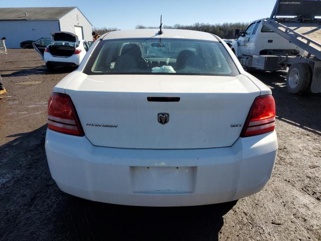 1B3LC56K98N172344 - 2008 DODGE AVENGER SXT WHITE photo 6