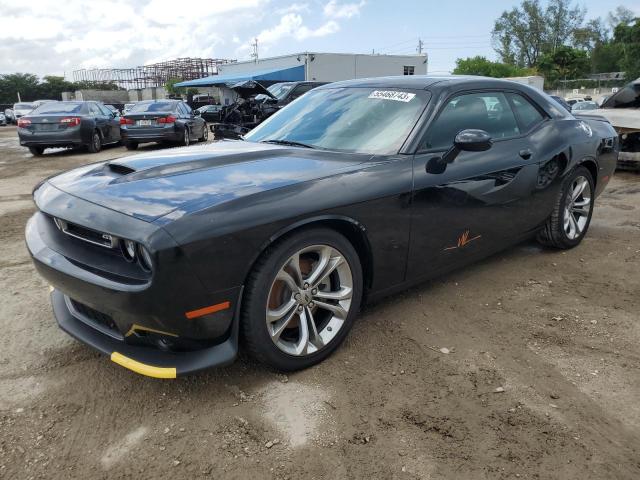 2C3CDZJG2NH187623 - 2022 DODGE CHALLENGER GT BLACK photo 1