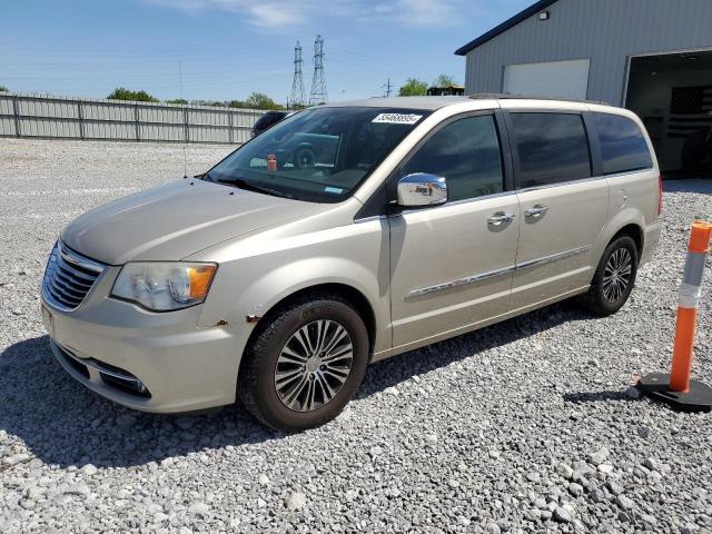 2C4RC1CG5DR757582 - 2013 CHRYSLER TOWN & COU TOURING L BEIGE photo 1