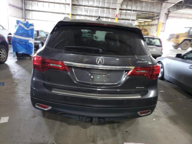 5FRYD4H85FB025719 - 2015 ACURA MDX ADVANCE CHARCOAL photo 6