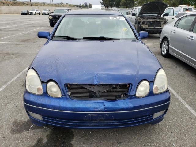 JT8BD68S1Y0103833 - 2000 LEXUS GS 300 BLUE photo 5