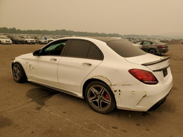 55SWF6EB0LU323930 - 2020 MERCEDES-BENZ C 43 AMG WHITE photo 2