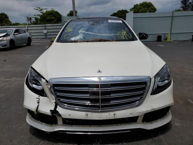 WDDUG8GBXJA377679 - 2018 MERCEDES-BENZ S 560 4MATIC WHITE photo 5