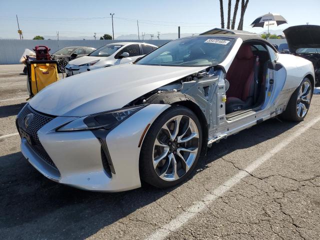 JTHKPAAY6MA102609 - 2021 LEXUS LC 500 SILVER photo 1