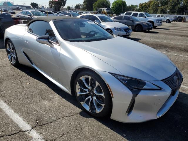 JTHKPAAY6MA102609 - 2021 LEXUS LC 500 SILVER photo 4