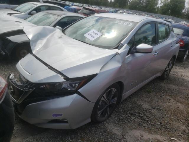 1N4AZ1CP0KC304851 - 2019 NISSAN LEAF S SILVER photo 1