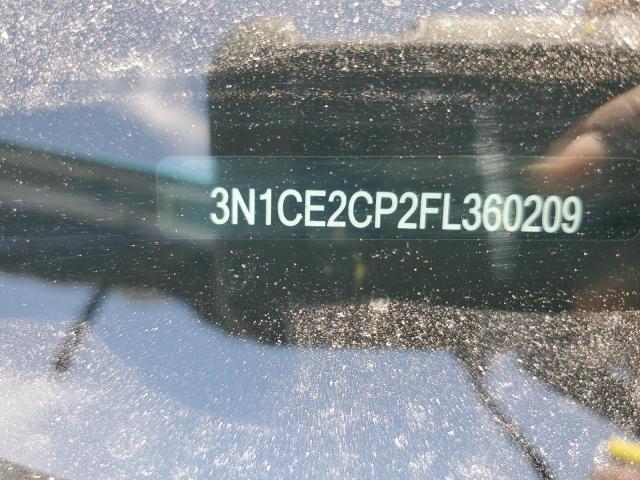 3N1CE2CP2FL360209 - 2015 NISSAN VERSA NOTE S BLUE photo 10