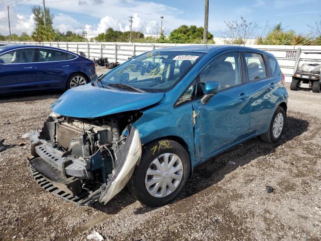 3N1CE2CP2FL360209 - 2015 NISSAN VERSA NOTE S BLUE photo 2