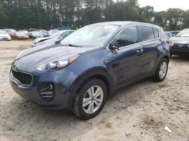 KNDPMCAC9J7306491 - 2018 KIA SPORTAGE LX BLUE photo 1