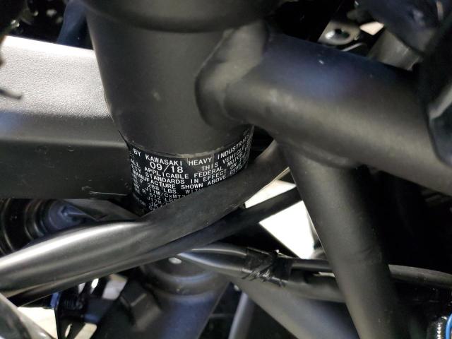 JKAEXEJ10KDA03432 - 2019 KAWASAKI EX650 J შავი ფოტო 10