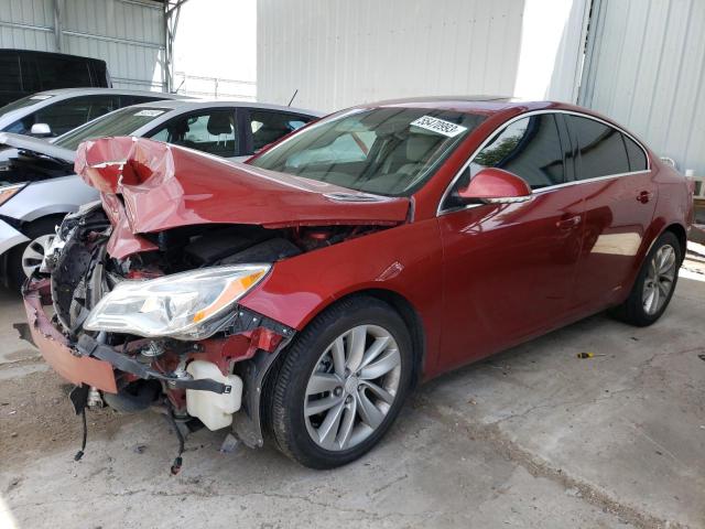 2G4GN5EX8F9107732 - 2015 BUICK REGAL PREMIUM MAROON photo 1