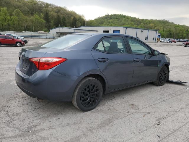 2T1BURHE6JC009911 - 2018 TOYOTA COROLLA L Niebieski zdjęcie 3