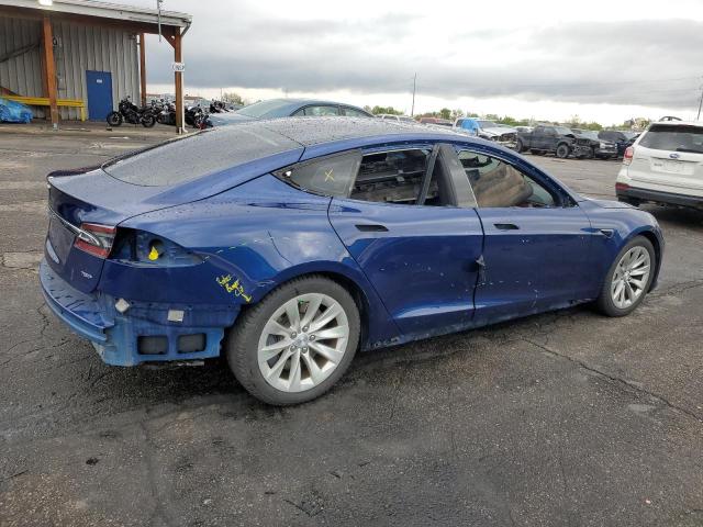 5YJSA1E24GF172792 - 2016 TESLA MODEL S BLUE photo 3