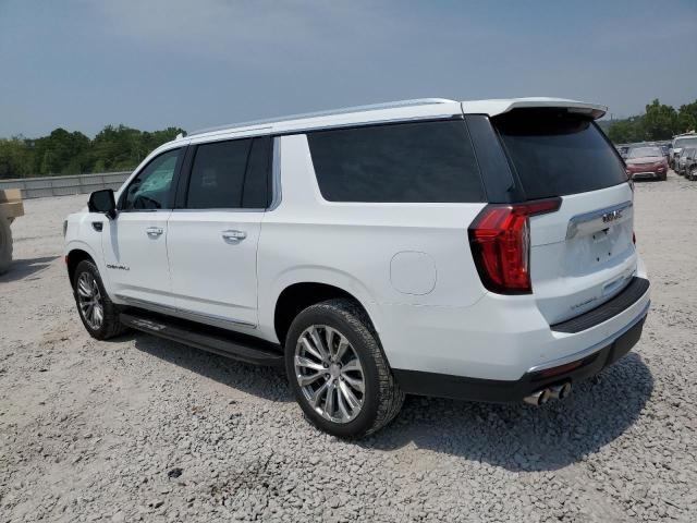 1GKS1JKL5MR480609 - 2021 GMC YUKON XL DENALI WHITE photo 2