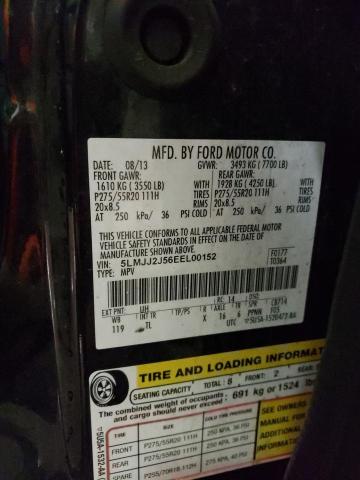 5LMJJ2J56EEL00152 - 2014 LINCOLN NAVIGATOR 黑色 照片 14