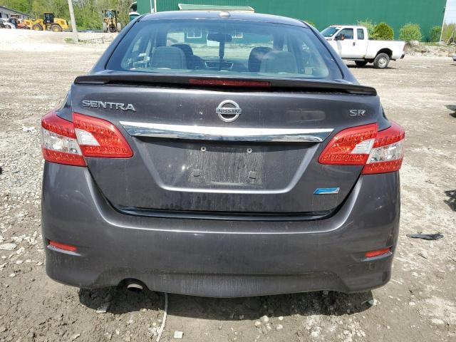 3N1AB7AP8DL796642 - 2013 NISSAN SENTRA S GRAY photo 6