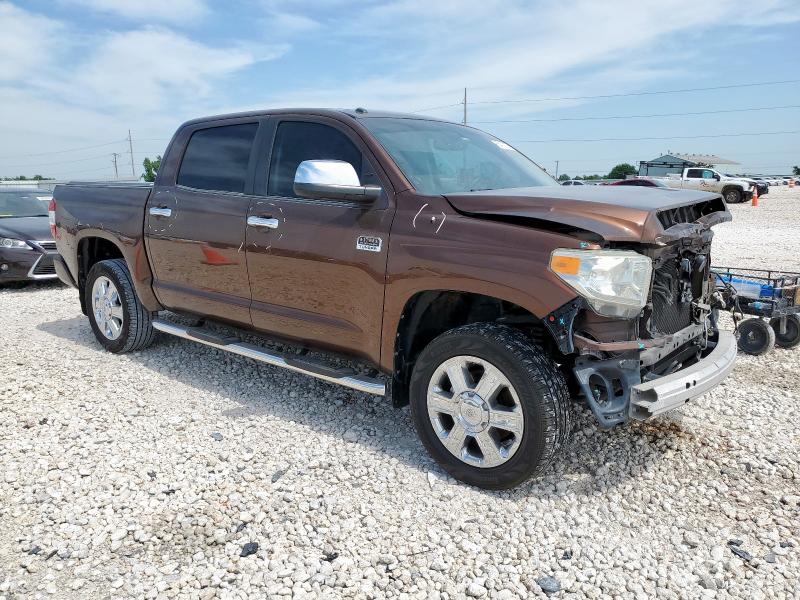 5TFGY5F17EX158080 - 2014 TOYOTA TUNDRA CREWMAX PLATINUM BROWN photo 4