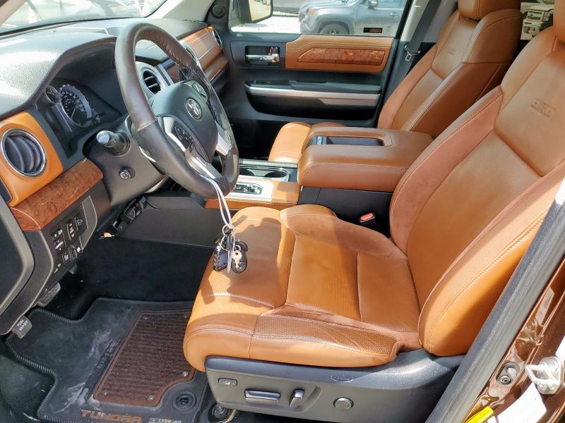 5TFGY5F17EX158080 - 2014 TOYOTA TUNDRA CREWMAX PLATINUM BROWN photo 7