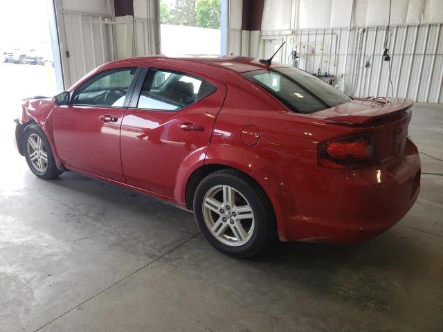 1C3CDZCBXCN312342 - 2012 DODGE AVENGER SXT RED photo 2