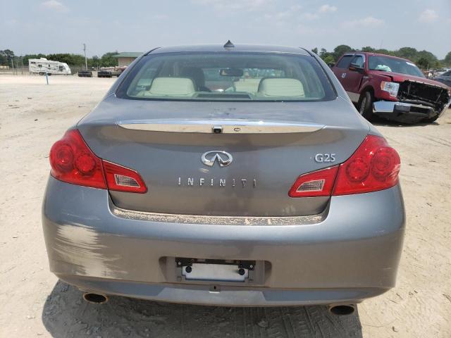 JN1DV6AP1CM701552 - 2012 INFINITI G25 BASE SILVER photo 6