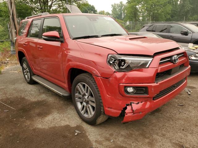 JTESU5JR7N5972482 - 2022 TOYOTA 4RUNNER SR5 PREMIUM RED photo 4