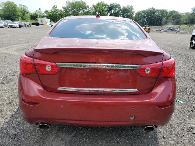 JN1BV7AR4EM695926 - 2014 INFINITI Q50 BASE 红色 照片 6
