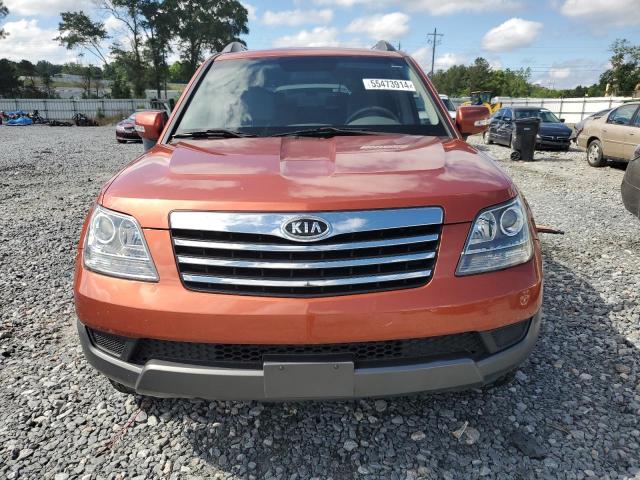 KNDJJ741095030760 - 2009 KIA BORREGO LX ORANGE photo 5