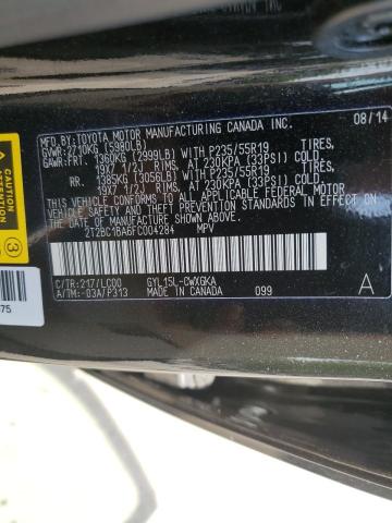 2T2BC1BA6FC004284 - 2015 LEXUS RX 450H BLACK photo 13