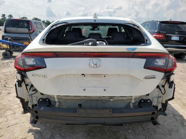 19XFL1H89NE015189 - 2022 HONDA CIVIC SPORT TOURING Ақ фото 6