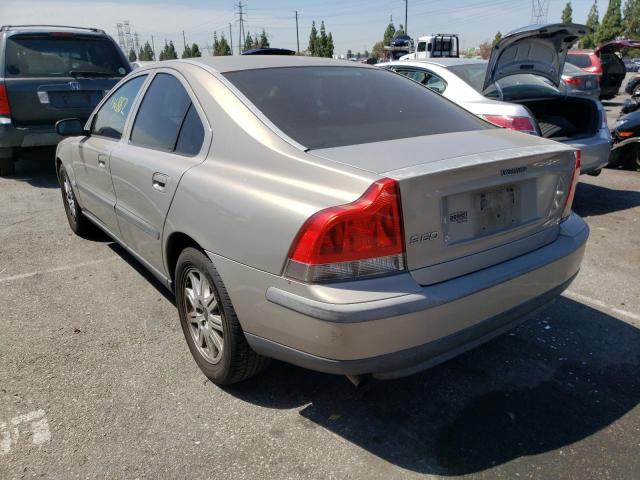 YV1RS64A242374105 - 2004 VOLVO S60 SILVER photo 3