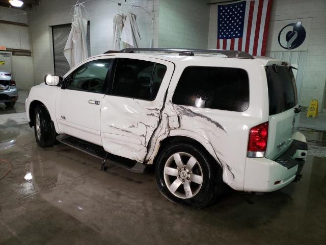 5N1AA08C08N626903 - 2008 NISSAN ARMADA SE WHITE photo 2