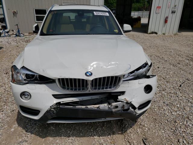 5UXWX9C57F0D55131 - 2015 BMW X3 XDRIVE28I WHITE photo 5