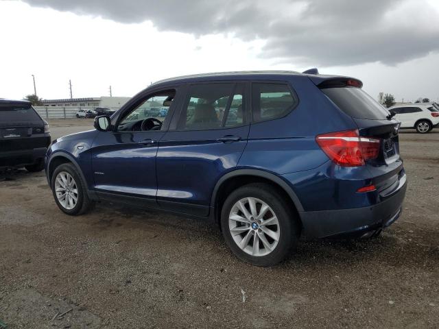 5UXWX9C54D0A14556 - 2013 BMW X3 XDRIVE28I BLUE photo 2