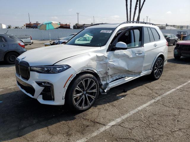 5UXCW2C01M9H86073 - 2021 BMW X7 XDRIVE40I WHITE photo 1