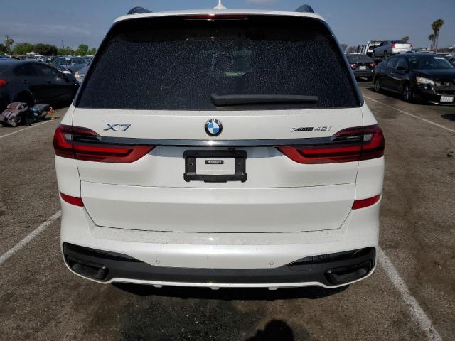 5UXCW2C01M9H86073 - 2021 BMW X7 XDRIVE40I WHITE photo 6