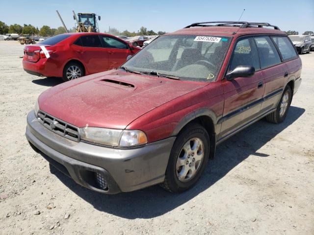 4S3BG685XW6608024 - 1998 SUBARU LEGACY 30TH ANNIVERSARY OUTBACK BURGUNDY photo 2