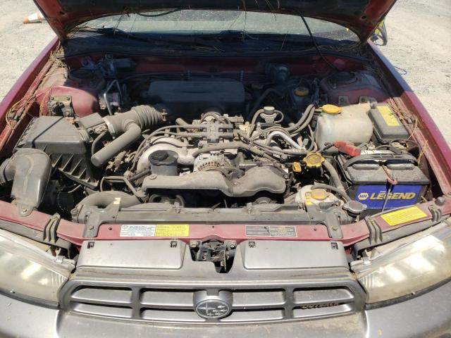 4S3BG685XW6608024 - 1998 SUBARU LEGACY 30TH ANNIVERSARY OUTBACK BURGUNDY photo 7