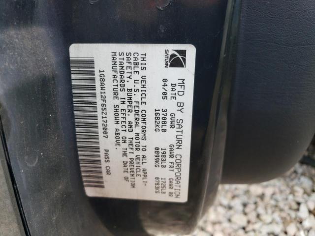 1G8AW12F65Z172007 - 2005 SATURN ION LEVEL 3 GRAY photo 13